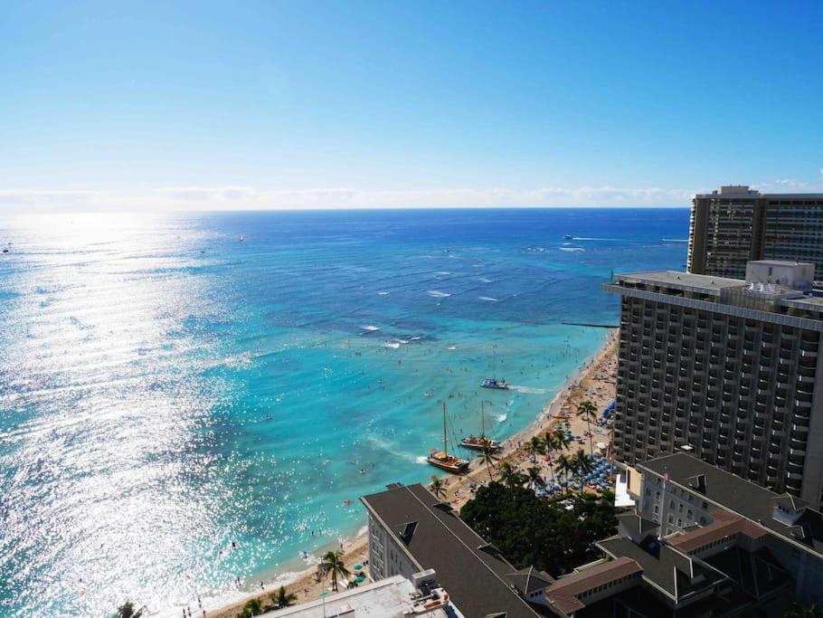 Seashore Waikiki Studio 1 Block From A Beach No Resort Fees Honolulu Bagian luar foto